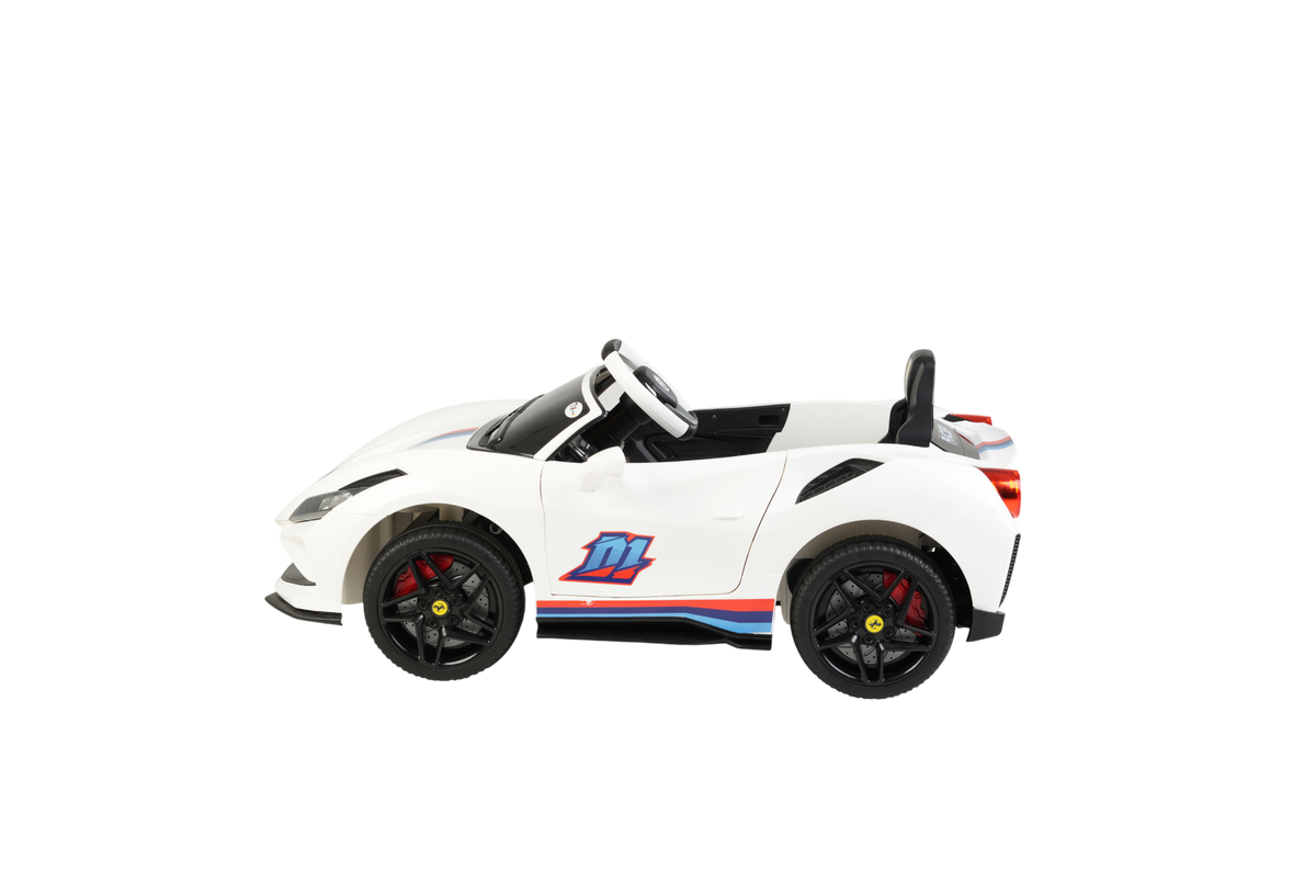 Toyhouse White Sports Car